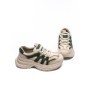 Pantofi Sport Dama din piele naturala 8895-2 CREAM-GREEN | ADVANCER