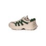 Pantofi Sport Dama din piele naturala 8895-2 CREAM-GREEN | ADVANCER