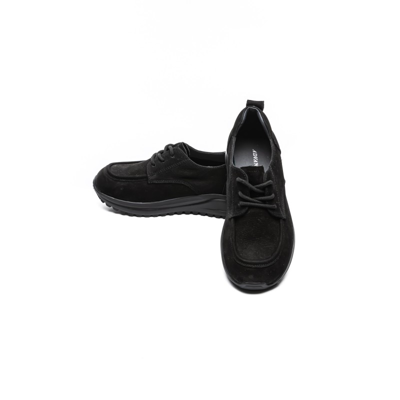 Pantofi Casual Dama din piele naturala 53661 BLACK | ADVANCER