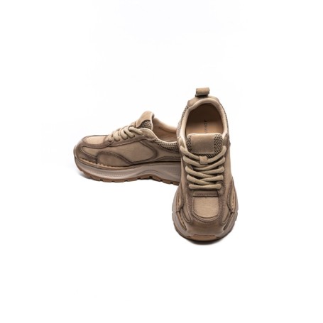 Pantofi Sport Dama din piele naturala A10018 APRICOT | ADVANCER