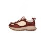 Pantofi Sport Dama din piele naturala A10018 CREAM-RED | ADVANCER