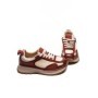 Pantofi Sport Dama din piele naturala A10018 CREAM-RED | ADVANCER