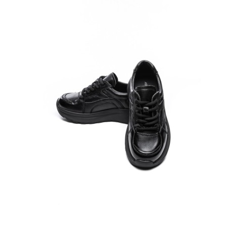 Pantofi Sport Dama din piele naturala S5353 BLACK | ADVANCER