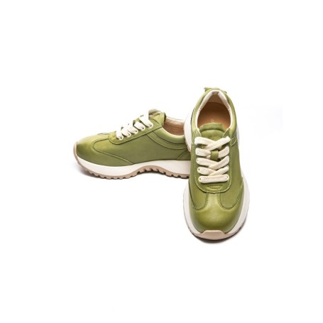 Pantofi Sport Dama din piele naturala 3708-1 GREEN | ADVANCER