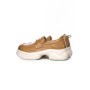 Pantofi Casual Dama din piele naturala 10821 YELLOW | ADVANCER