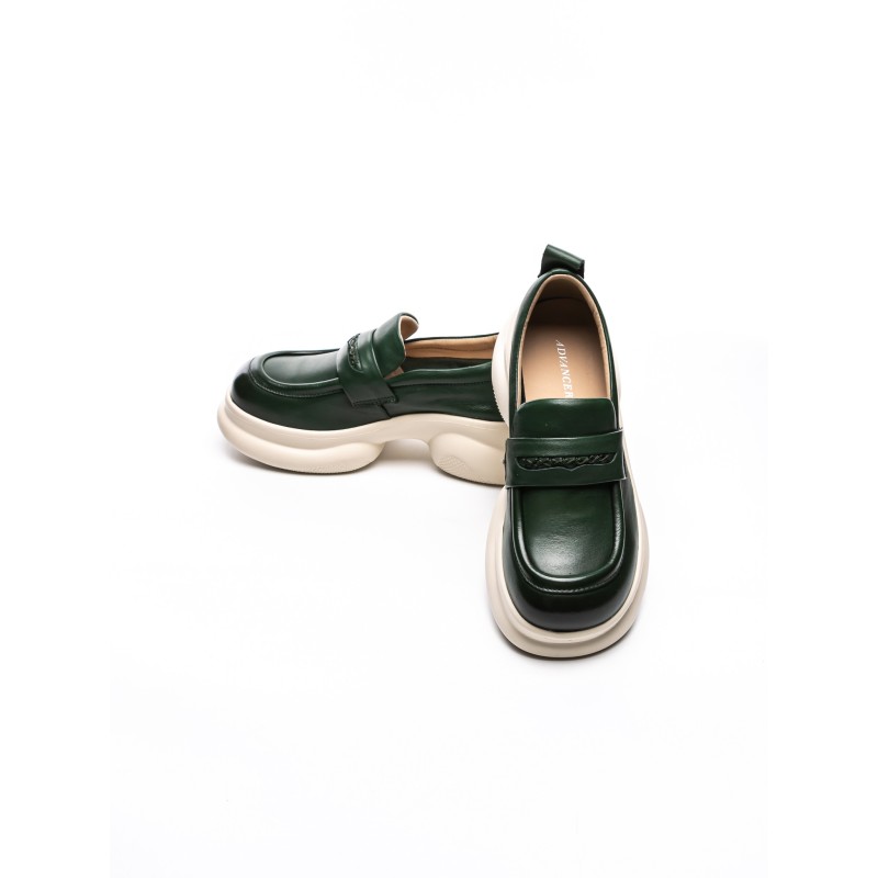 Pantofi Casual Dama din piele naturala 10821 GREEN | ADVANCER