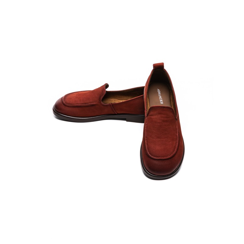 Pantofi Casual Dama din piele naturala 6150 RED | ADVANCER