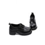 Pantofi Casual Dama din piele naturala 25N89 BLACK | ADVANCER
