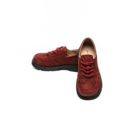 Pantofi Casual Dama din piele naturala 6886 RED | ADVANCER