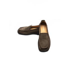 Pantofi Casual Dama din piele naturala 2881X KHAKI | ADVANCER