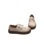 Pantofi Casual Dama din piele naturala 663-1 CREAM | ADVANCER