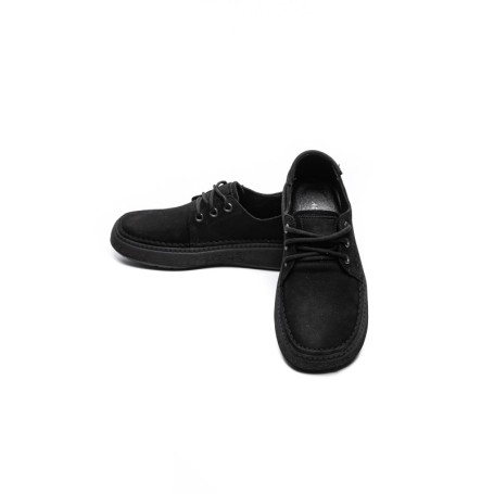 Pantofi Casual Dama din piele naturala 663-1 BLACK | ADVANCER