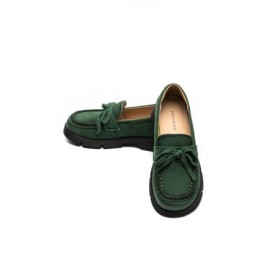 Pantofi Casual Dama din piele naturala 6889 GREEN | ADVANCER