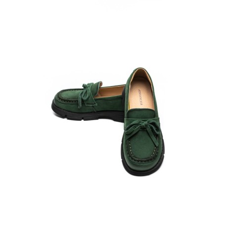 Pantofi Casual Dama din piele naturala 6889 GREEN | ADVANCER