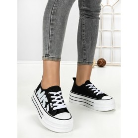 Tenisi Dama 810-4A BLACK-WHITE | RED JIN