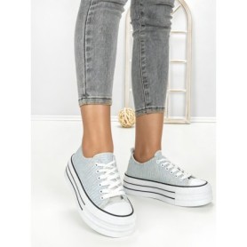 Tenisi Dama 803-4C LIGHT BLUE | RED JIN