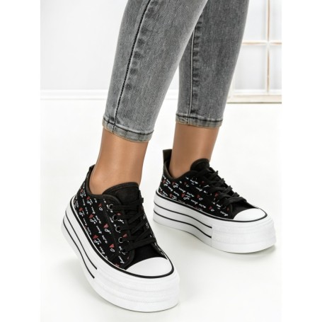 Tenisi Dama 885-4A BLACK | RED JIN