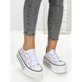 Tenisi Dama 885-4B WHITE | RED JIN