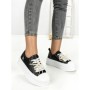 Sneakers Dama 812-4A BLACK | RED JIN