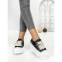 Sneakers Dama 812-4A BLACK | RED JIN