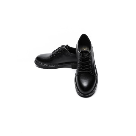 Pantofi Casual Dama din piele naturala 3218Q03 BLACK | FORMAZIONE