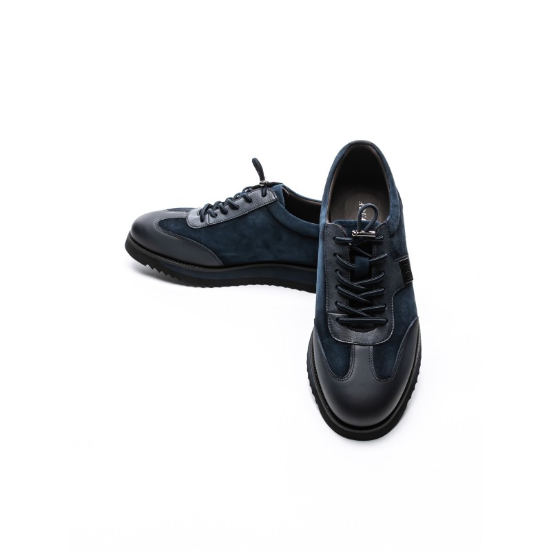 Pantofi Casual Barbati din piele naturala 1-528-3 BLUE | ADVANCER