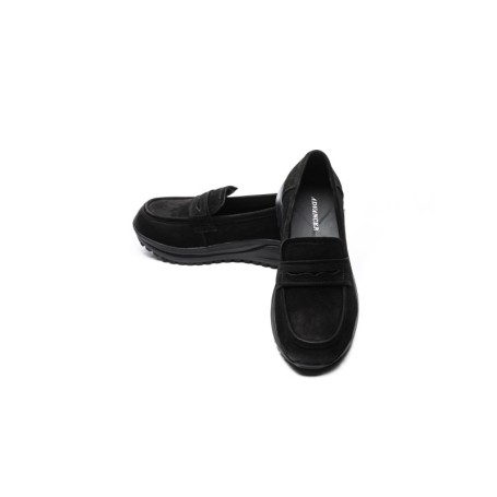 Pantofi Casual Dama din piele naturala 53671 BLACK | ADVANCER