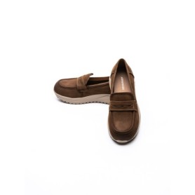 Pantofi Casual Dama din piele naturala 53671 APRICOT | ADVANCER