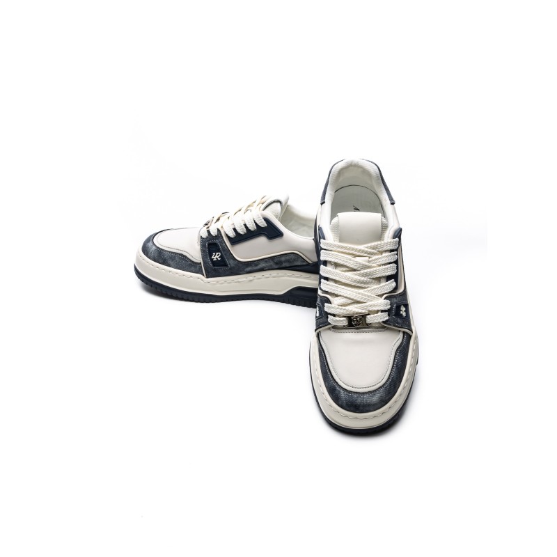 Pantofi Sport Barbati din piele naturala 6601 BLUE | ADVANCER