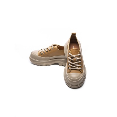 Pantofi Casual Dama din piele naturala 6805 YELLOW | ADVANCER