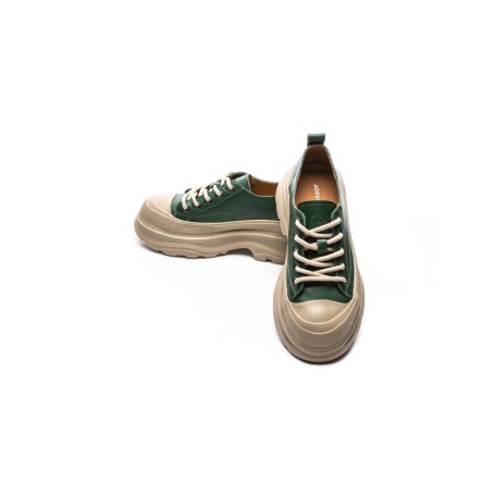 Pantofi Casual Dama din piele naturala 6805 GREEN | ADVANCER