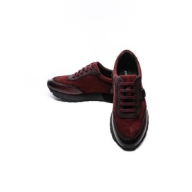 Pantofi Sport Barbati din piele naturala 1-230-77 WINE | ADVANCER