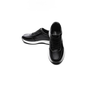Pantofi Sport Barbati din piele naturala 5326 BLACK | ADVANCER