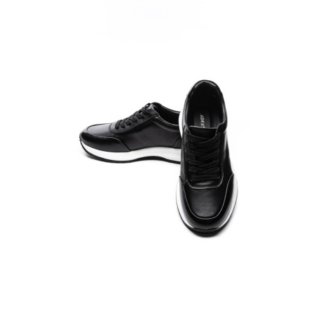Pantofi Sport Barbati din piele naturala 5326 BLACK | ADVANCER