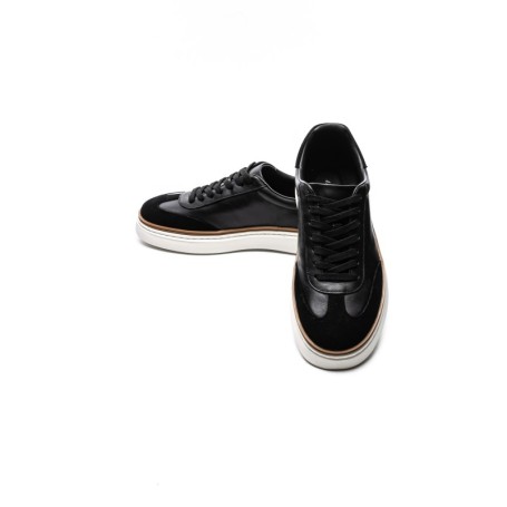 Pantofi Sport Barbati din piele naturala 5332 BLACK | ADVANCER