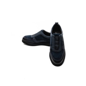 Pantofi Sport Barbati din piele naturala 1-528-70 BLUE | ADVANCER