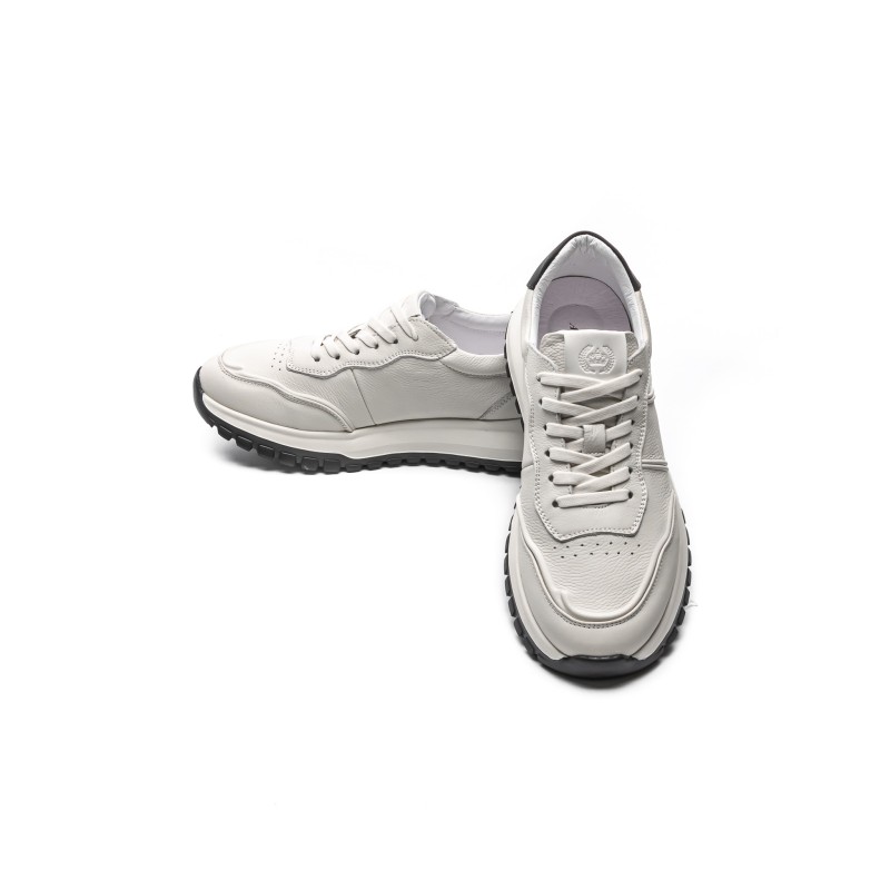 Pantofi Sport Barbati din piele naturala 7Q8807 WHITE | ADVANCER