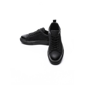 Pantofi Sport Barbati din piele naturala 3209B BLACK | ADVANCER