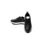 Pantofi Sport Barbati din piele naturala 7058 BLACK-WHITE | ADVANCER