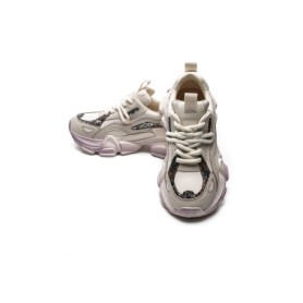 Pantofi Sport Dama din piele naturala HY5757-2 CREAM-ORANGE | FRANCO GERARDO