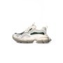 Pantofi Sport Dama din piele naturala HY5757-2 CREAM-GREEN | FRANCO GERARDO