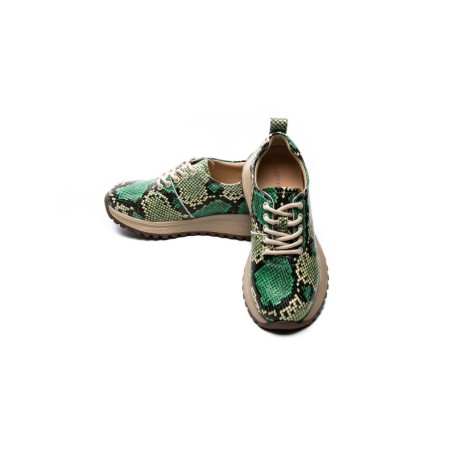 Pantofi Sport Dama din piele naturala 10886 GREEN | ADVANCER