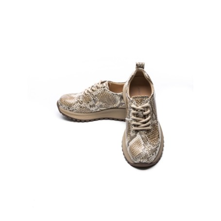 Pantofi Sport Dama din piele naturala 10886 APRICOT | ADVANCER