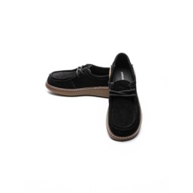 Pantofi Casual Dama din piele naturala 898 BLACK | ADVANCER