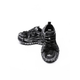 Pantofi Sport Barbati din piele naturala S52369 BLACK | ADVANCER