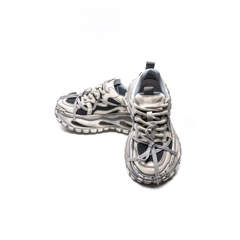 Pantofi Sport Barbati din piele naturala S52369 WHITE | ADVANCER