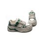 Pantofi Sport Barbati din piele naturala 98512-1 WHITE-GREEN | ADVANCER