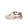 Pantofi Sport Barbati din piele naturala 98512-1 WHITE-GREY | ADVANCER