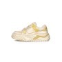 Pantofi Sport Barbati din piele naturala 98512-1 WHITE-YELLOW | ADVANCER