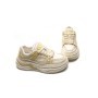 Pantofi Sport Barbati din piele naturala 98512-1 WHITE-YELLOW | ADVANCER